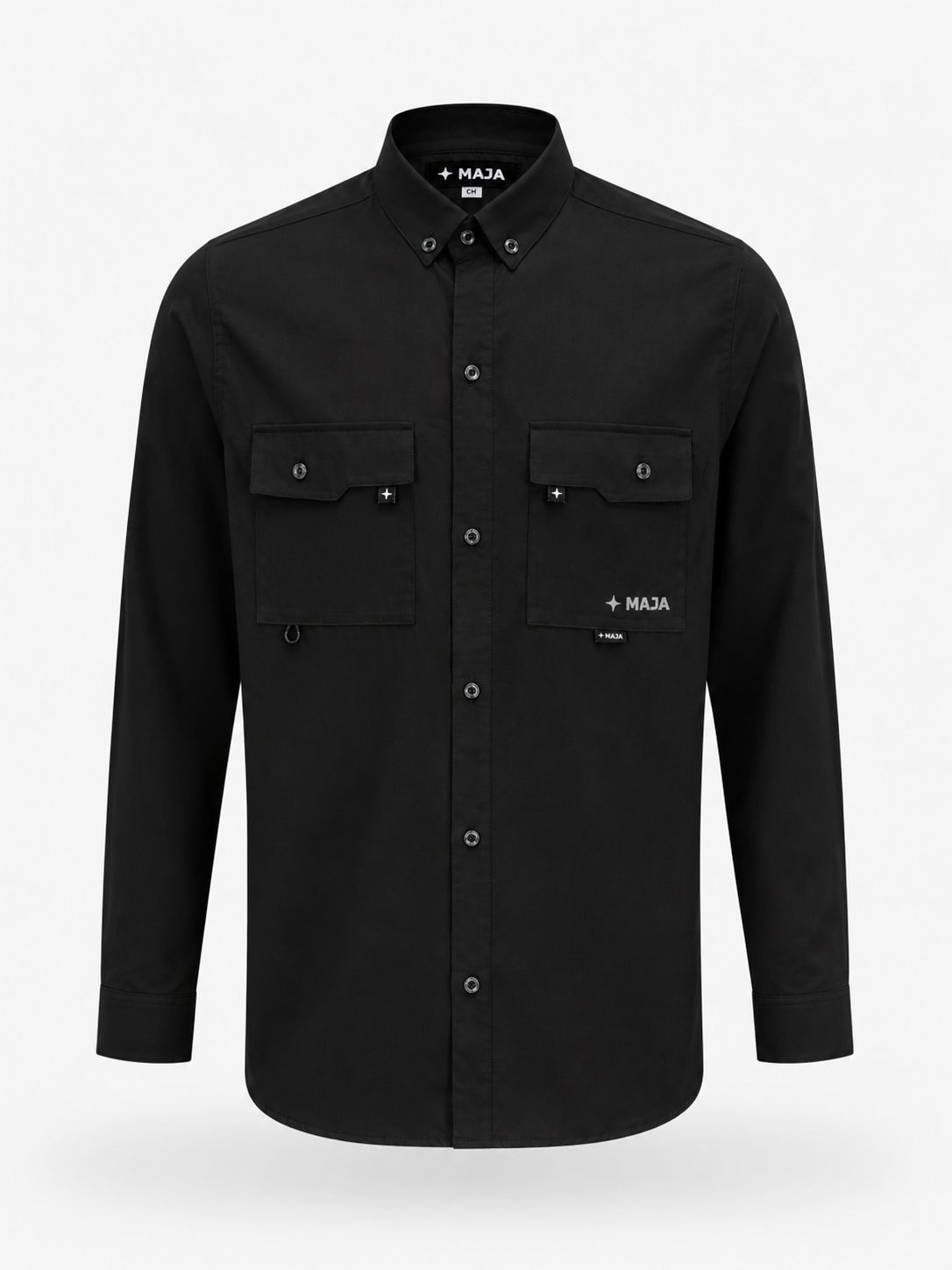 Camisa maja lisa manga larga caballero